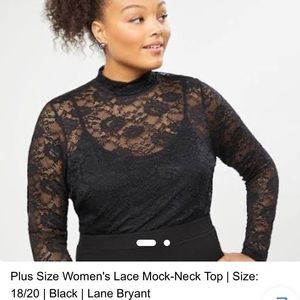 Plus size lace top size 18/20